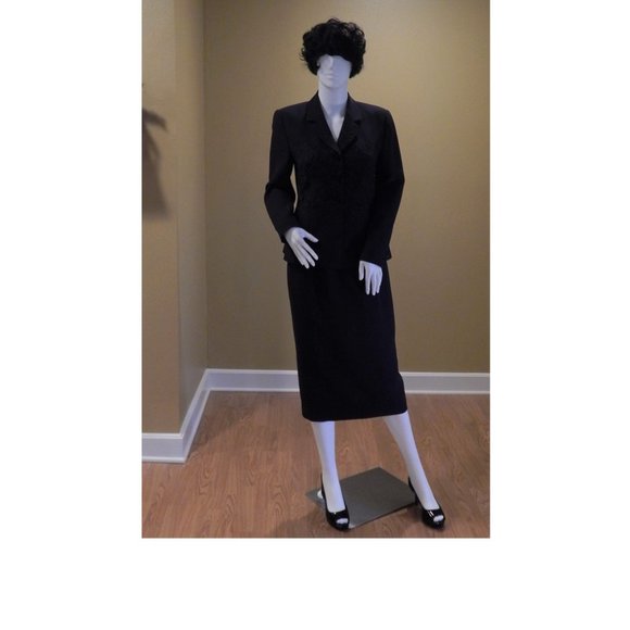 Albert Nipon size 4P PURPLE/SEQUINED - Picture 4 of 15